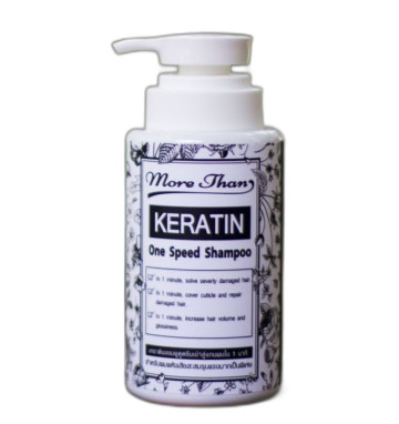Восстанавливающий шампунь с кератином More Than 300 мл