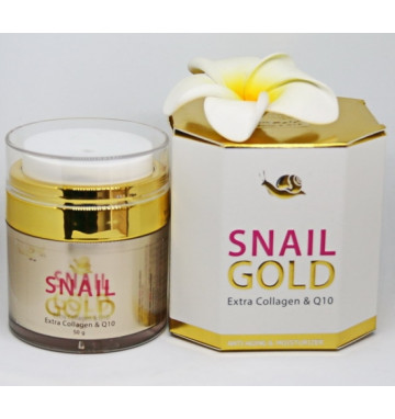 Улиточный крем с золотом и гиалуроновой кислотой Thai Herb 50 гр