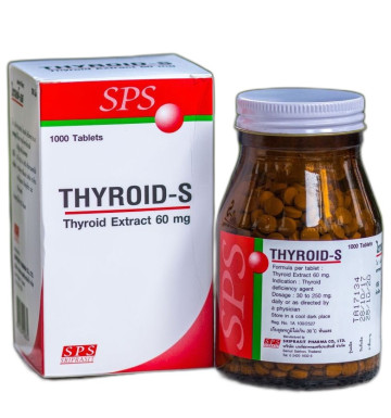 Животные щитовидные железы Thyroid-S 60 мг 500 капсул