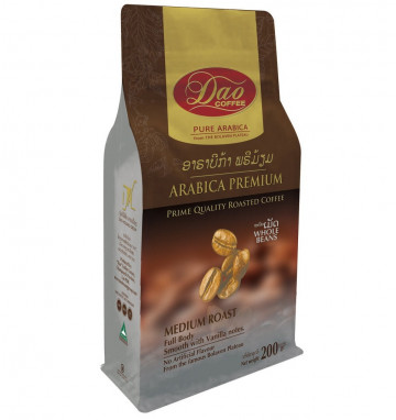 Классический лаосский кофе в зернах Dao Coffee 200 или 500 гр