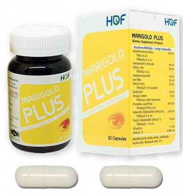 Витамины Marigold Plus для улучшения зрения и здоровья глаз 30 шт