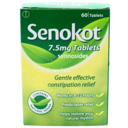 Таблетки Сенокот Senokot от запоров 60 шт купить в интернет магазине