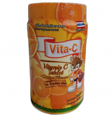 Тайский Витамин С Vita-C с апельсином 1000 таблеток