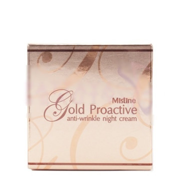 Ночной крем с миндалем и золотом Gold Proactive Mistine 30 гр