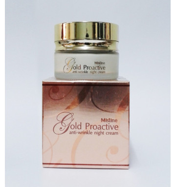 Ночной крем с миндалем и золотом Gold Proactive Mistine 30 гр