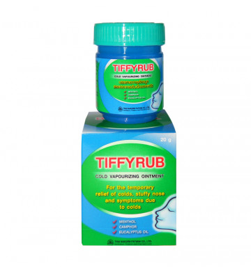 Мазь от простуды Tiffyrub с ментолом 20гр