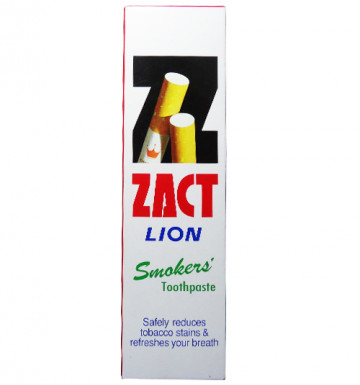 Зубная паста для курильщиков Zact Lion