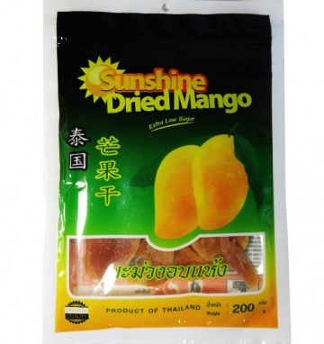 Сушеное манго 190 гр 10% сахара
