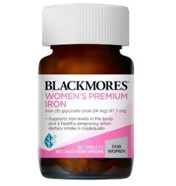 Железо для женщин в таблетках Premium Blackmores 30 шт