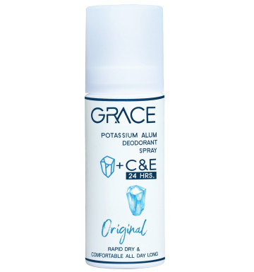 Дезодорант спрей с квасцами и витаминами Grace 50 мл 2 вида