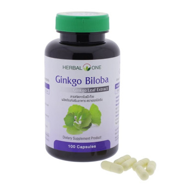 Гинкго Билоба для сердца и памяти Herbal One 100 капсул