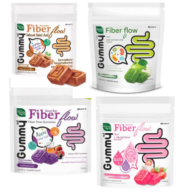 Жевательный мармелад – клетчатка для ЖКТ с фруктами и кокосовым маслом Handy Herb 4 шт 22 гр 4 вкуса