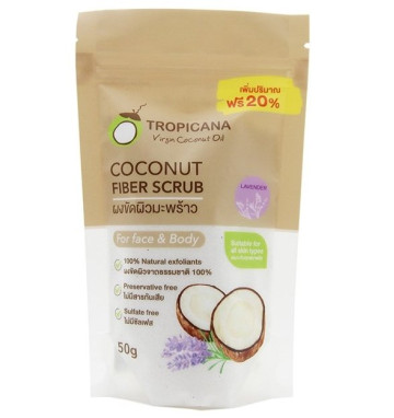Сухой кокосовый скраб для тела и лица Tropicana 50 или 250 гр