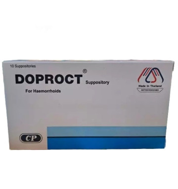 Doproct свечи от геморроя и для лечения прямой кишки 10 свечей
