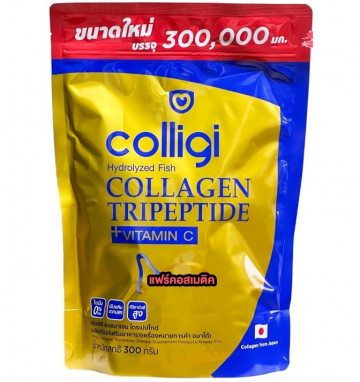 Морской коллаген в порошке с витамином С Colligi 300 гр