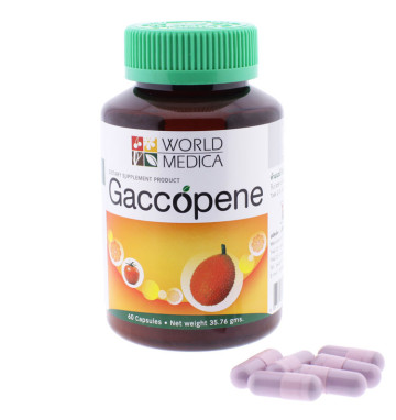 Момордика Кохинхинская с диким томата (Гаккопене Gaccopene) World Medica 60 капсул