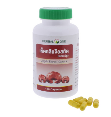 Трутовик Лакированный - Линчжи от рака и для ЖКТ Herbal One 100 капсул