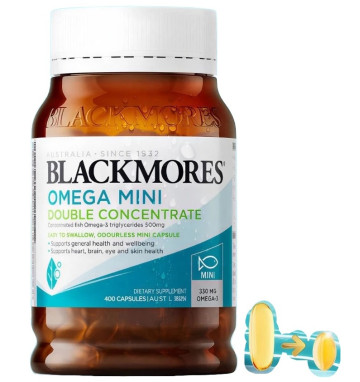 Рыбий жир в мини капсулах Blackmores 330 мг 30, 60 или 400 капсул