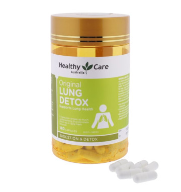 Комплекс Lung detox для бронхо-легочной системы Healthy Care 180 капсул