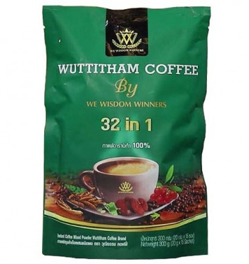 Кофейный напиток 32-в-1 для здоровья Wuttitham 300 гр